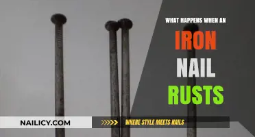 Rusting Process: How an Iron Nail Corrodes and Deteriorates Over Time