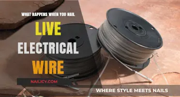Nailing Live Electrical Wires: Shocking Consequences and Safety Precautions