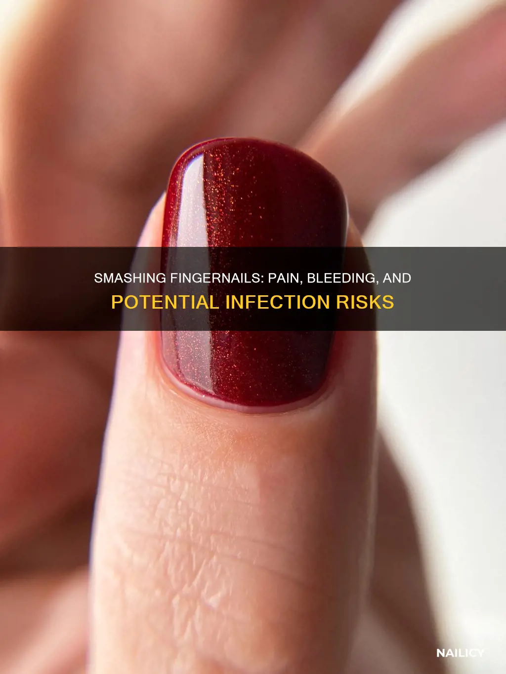 what happens when you smash your finger nail