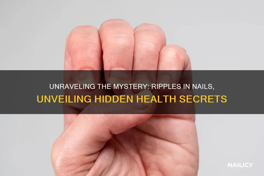 what health issue causes ripples in finger nails