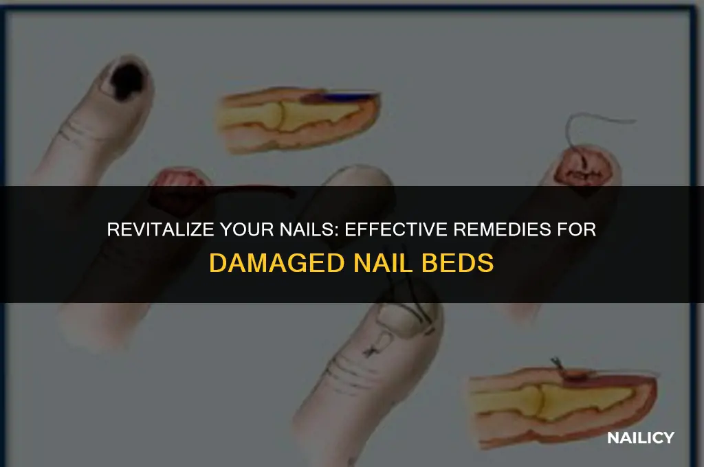 what helps damaged nail bed