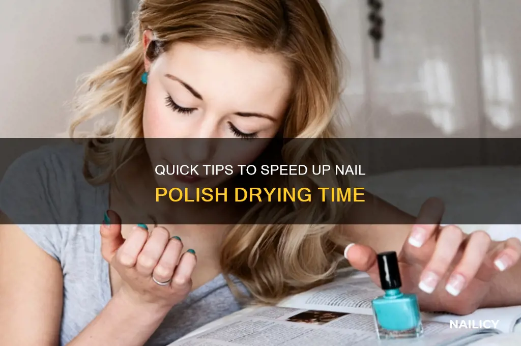 what helps dry nail polish