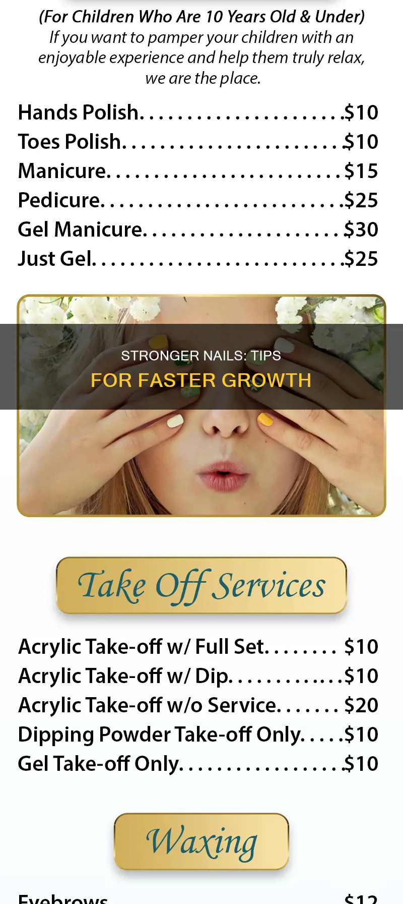 what helps finger nails grow faster and stronger