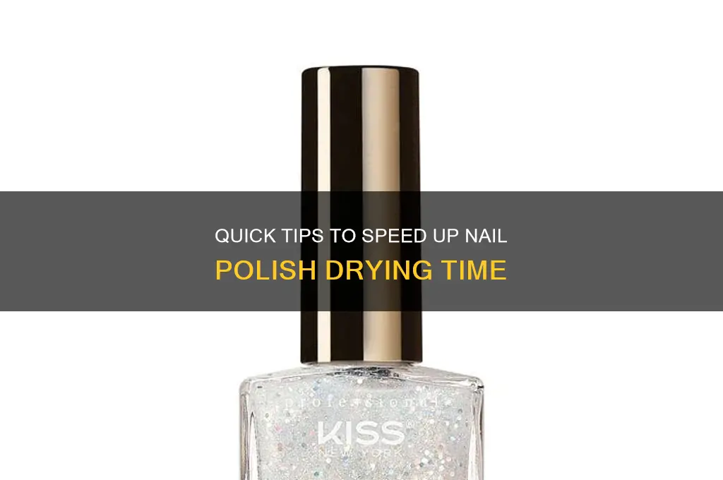 what helps nail polish dry faster