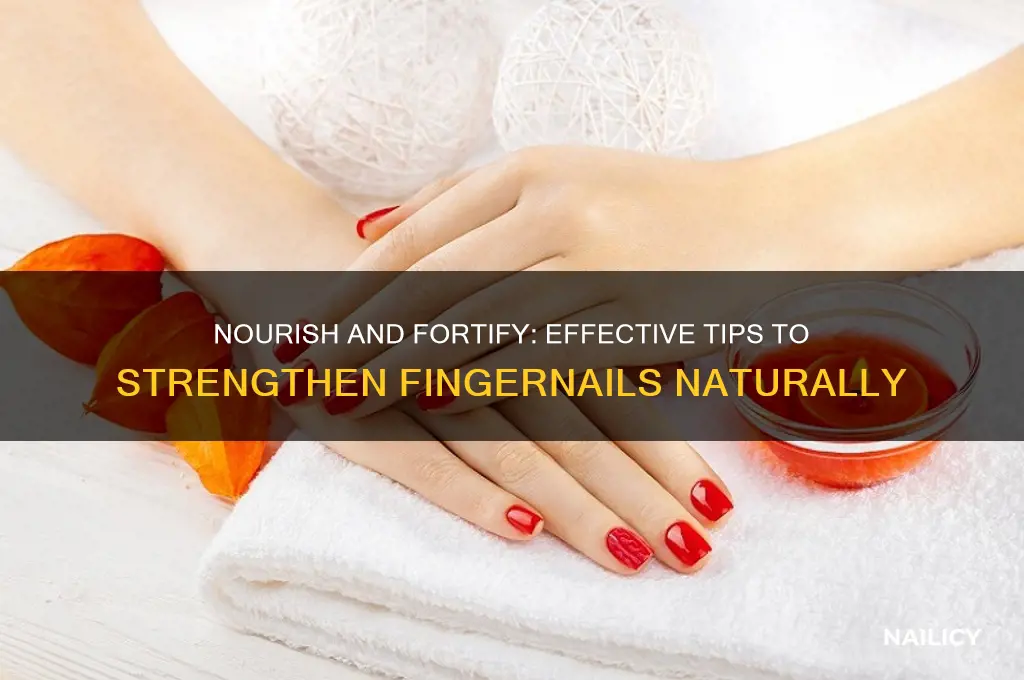 what helps strengthen fingernails