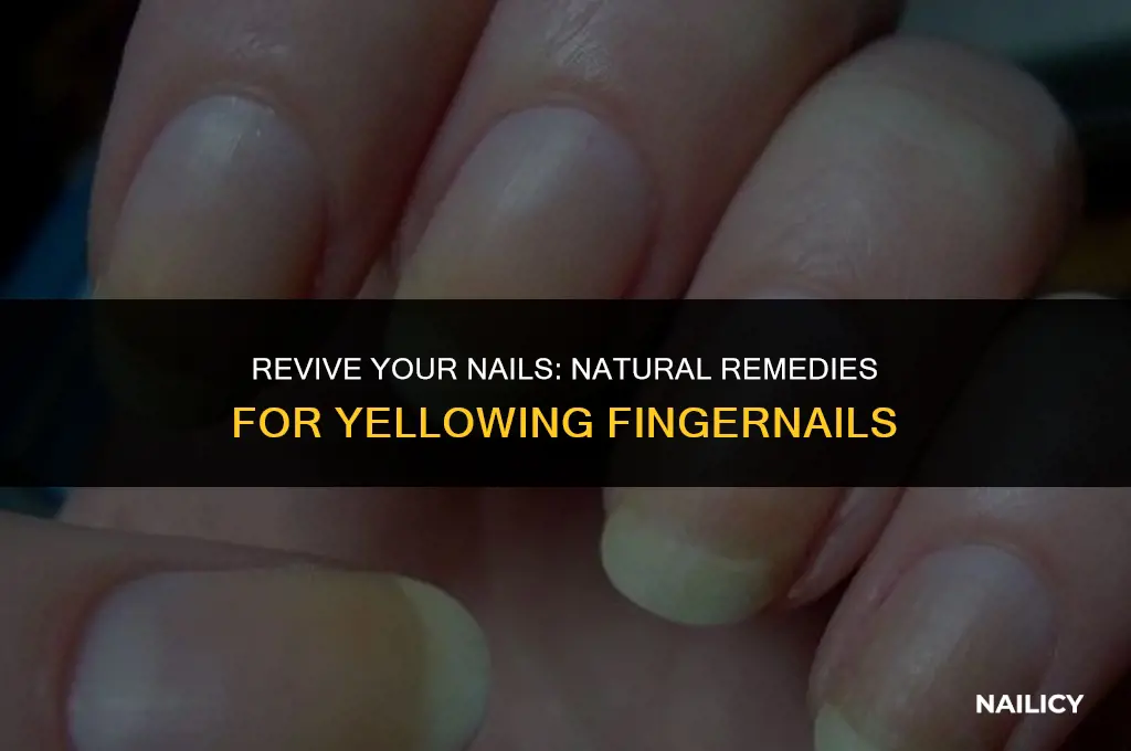 what helps yellow nails