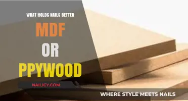 MDF vs. Plywood: Which Material Holds Nails Stronger?