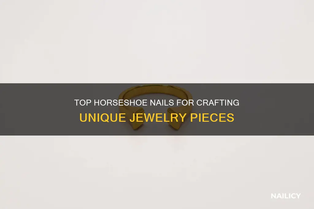 what horseshoe nails are best for jewelry making
