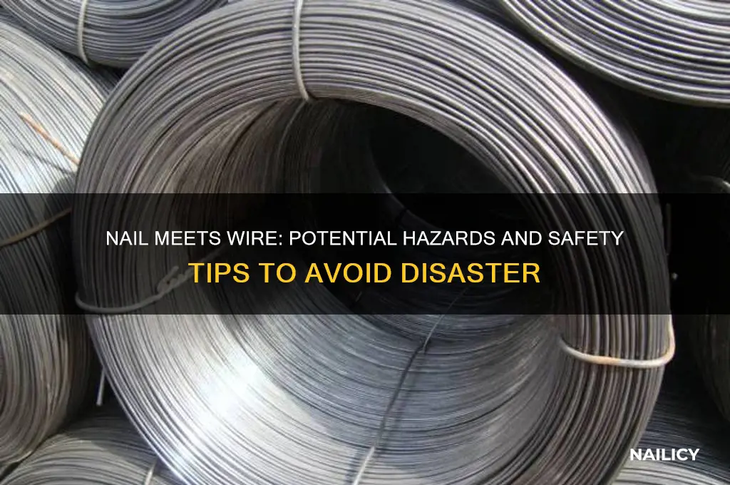 what if i hit wire with a nail