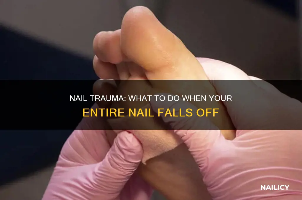 what if your whole nail falls off