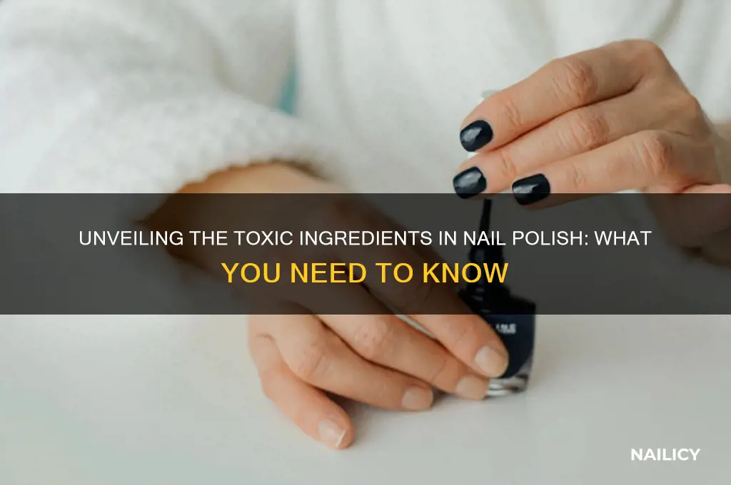 what in nail polish makes it tsick