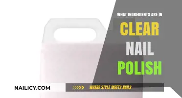Unveiling the Secrets: Ingredients in Clear Nail Polish Explained