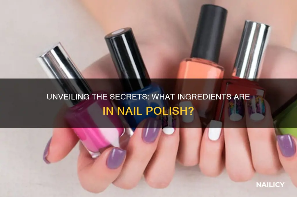 what ingredients are in nail polish