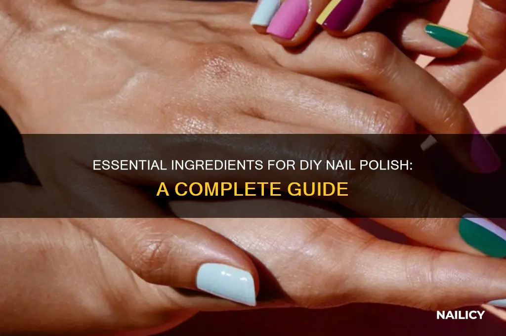 what ingredients do i need to make nail polish