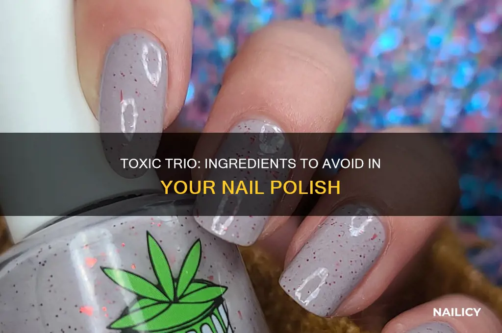 what ingredients to avoid in nail polish