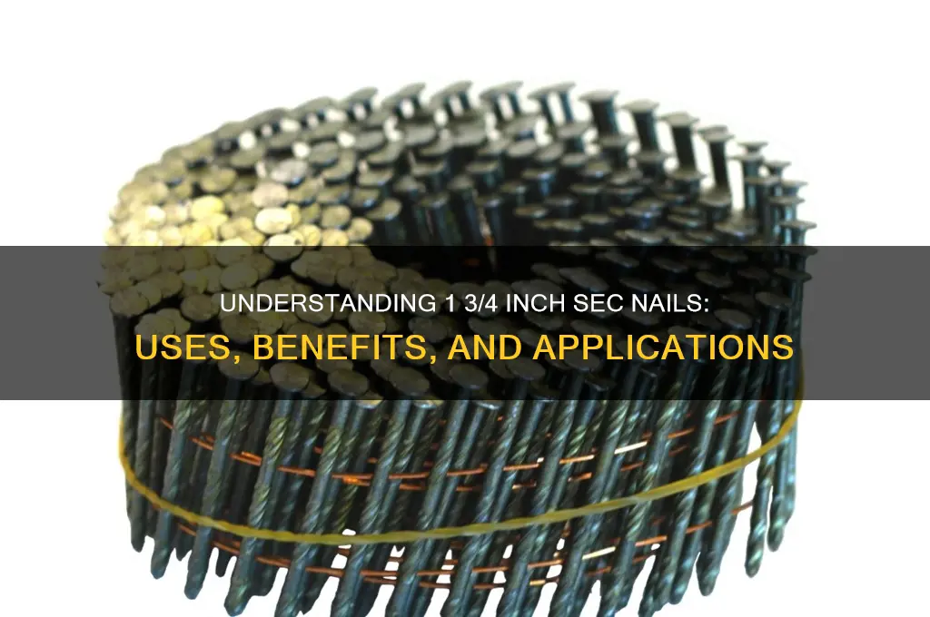 what is 1 3 4 inch sec nails