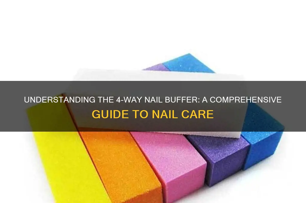 what is a 4 way nail buffer