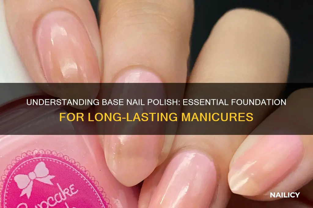 what is a base nail polish