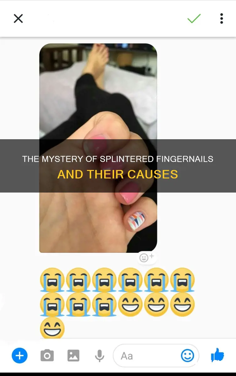 what is a cracked finger nail edge called