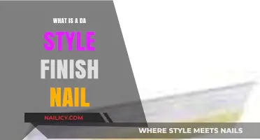 Understanding DA Style Finish Nails: Uses, Benefits, and Applications