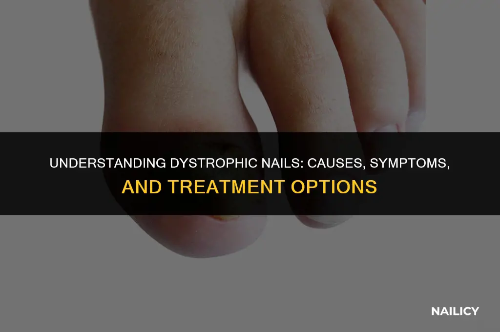 what is a dystrophic nail