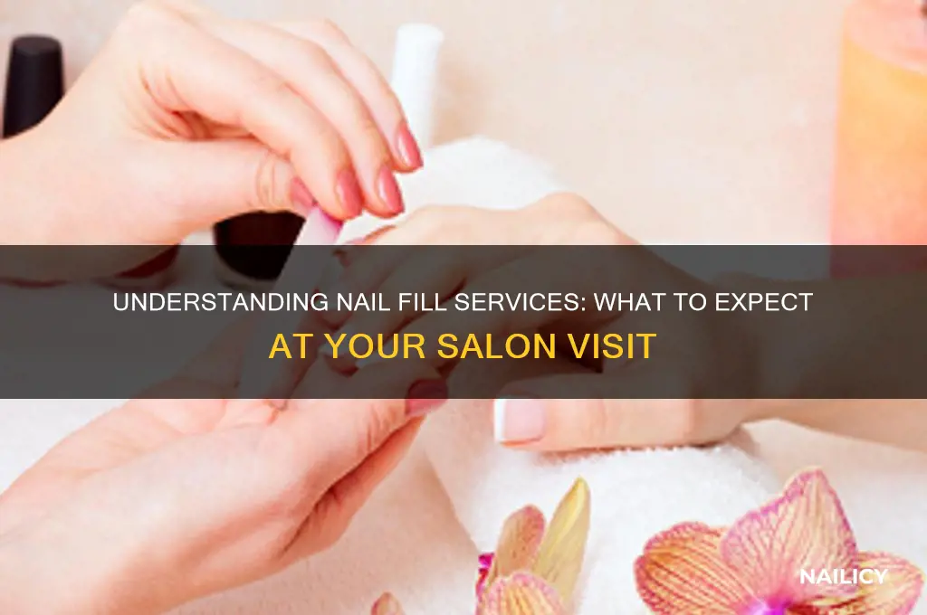 what is a fill at a nail salon
