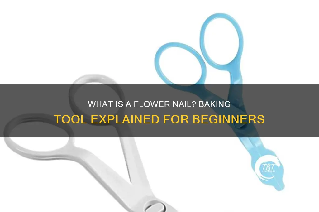 what is a flower nail for baking