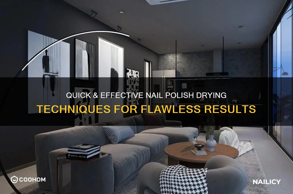 what is a good drying method for nail polish