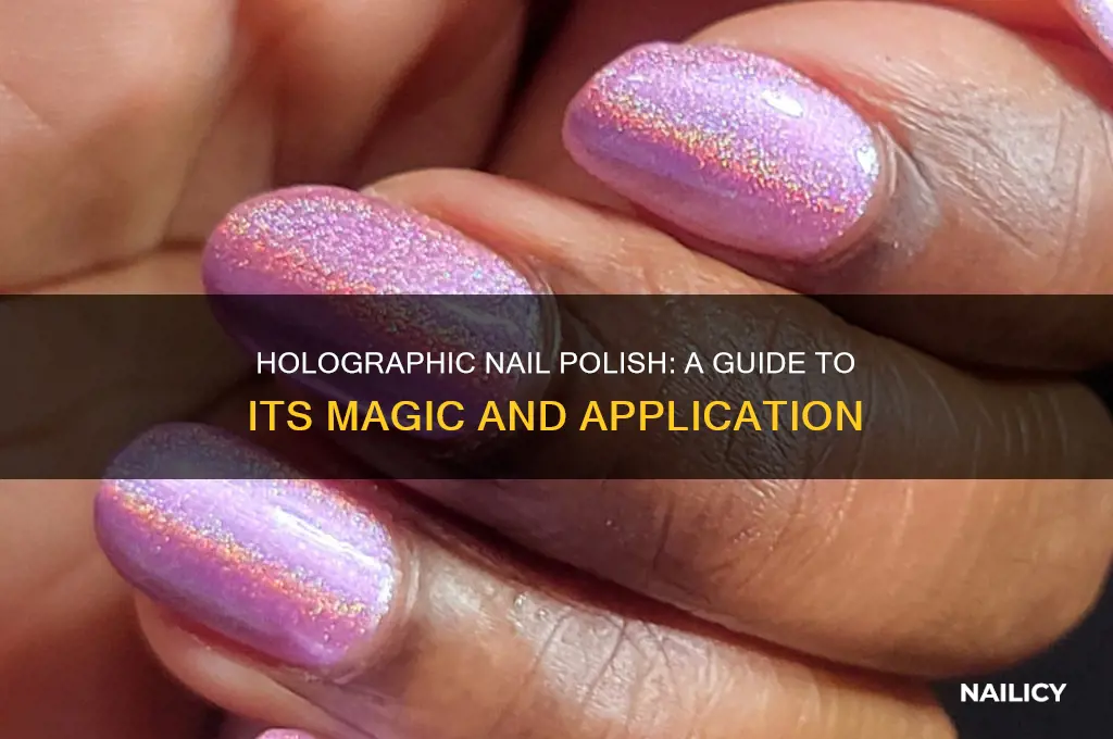 what is a holographic nail polish