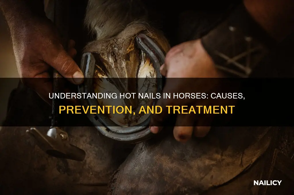 what is a hot nail in a horse
