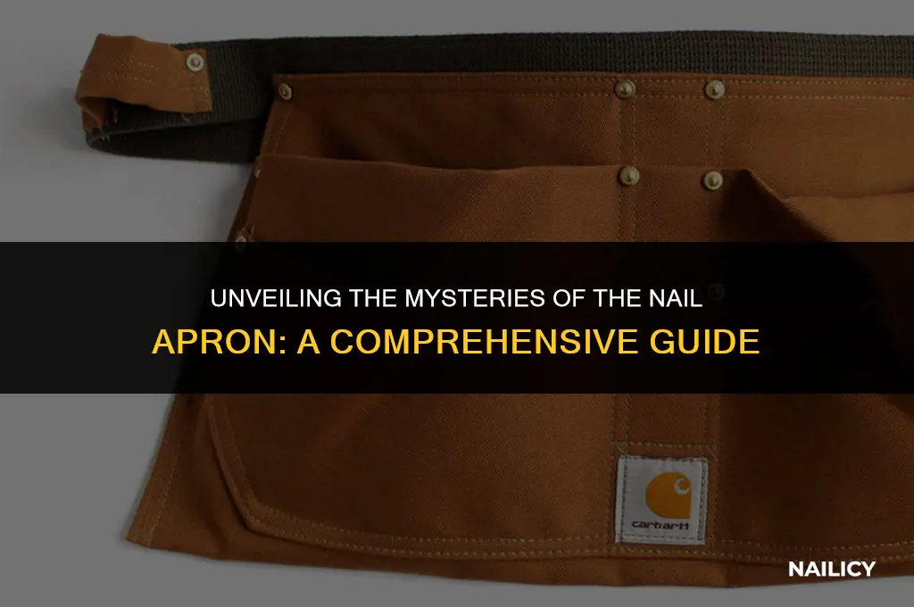 what is a nail apron