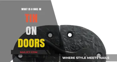 Understanding the Purpose of a Nail in Tin on Doors