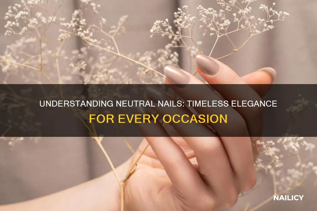 what is a neutral nail