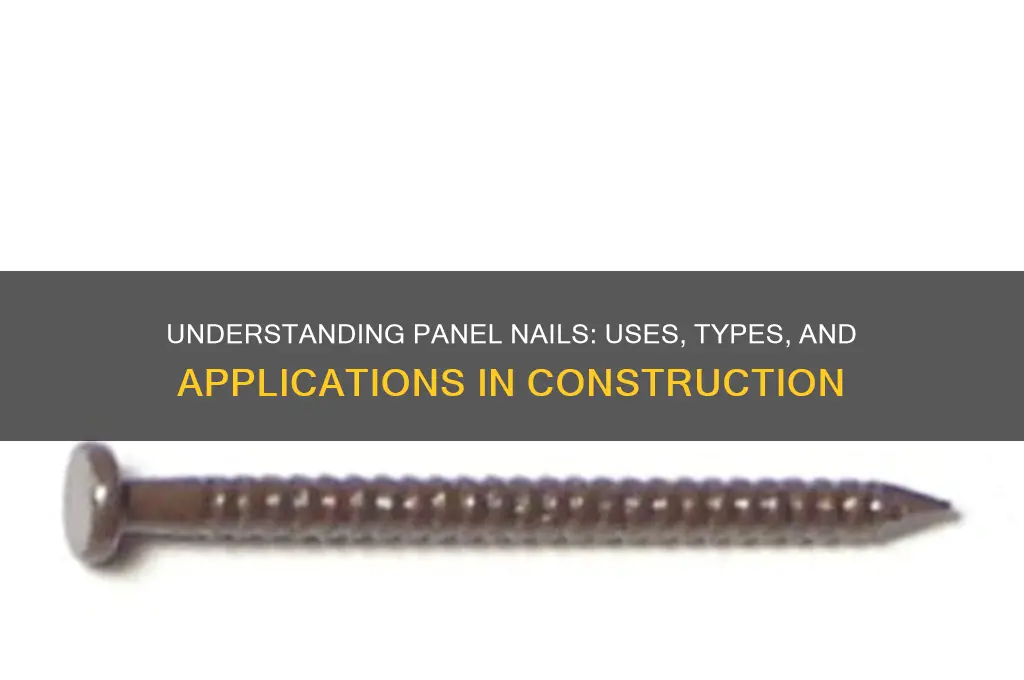 what is a panel nail