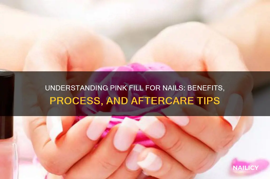 what is a pink fill for nails