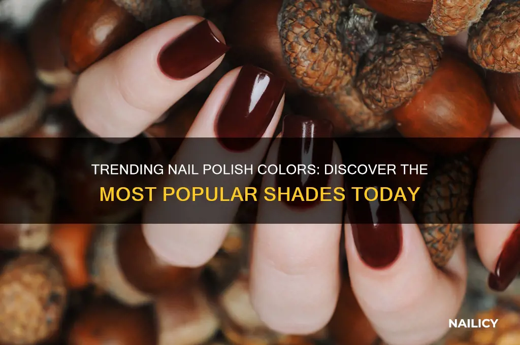 what is a popular nail polish color