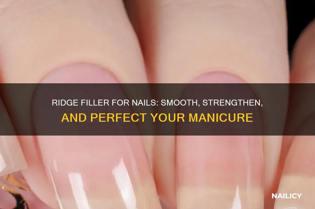 what is a ridge filler for nails