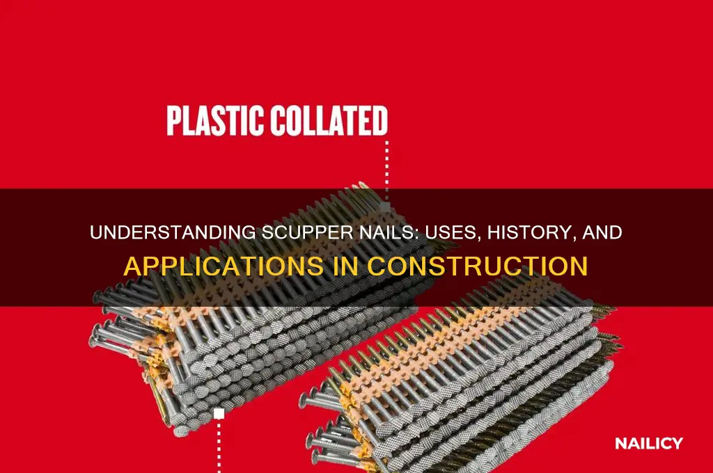 what is a scupper nail