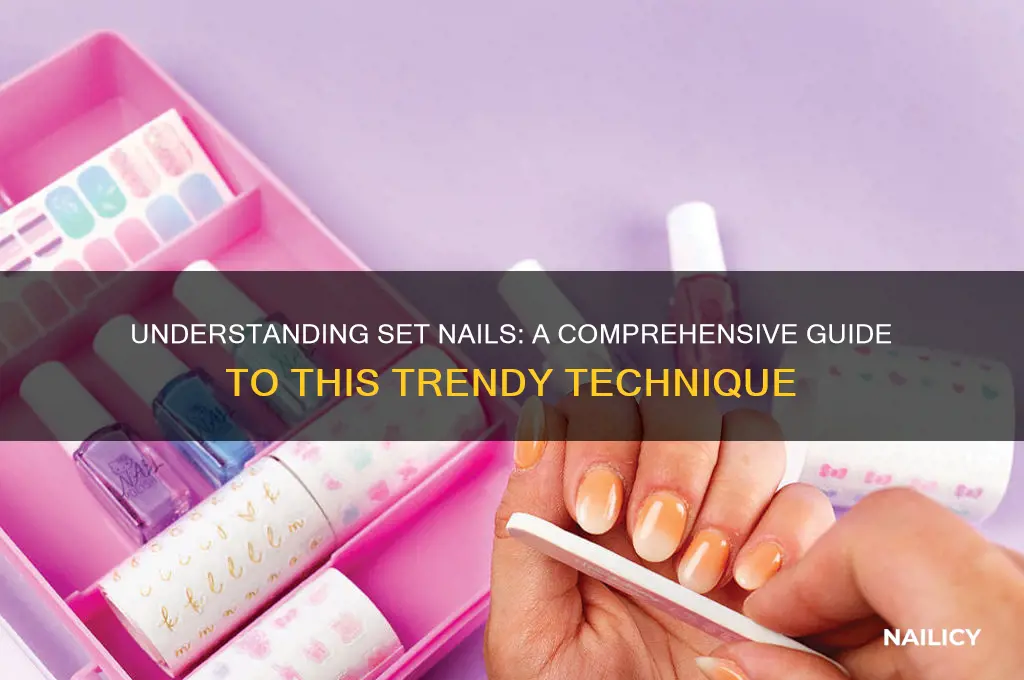 what is a set nail