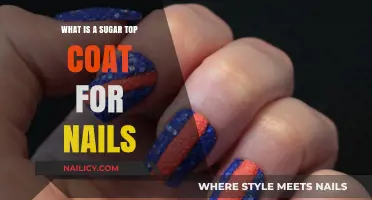 Sugar Top Coat for Nails: Achieve a Textured, Sweet Manicure Look