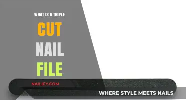 Triple-Cut Nail Files: 3-in-1 Manicure Tool