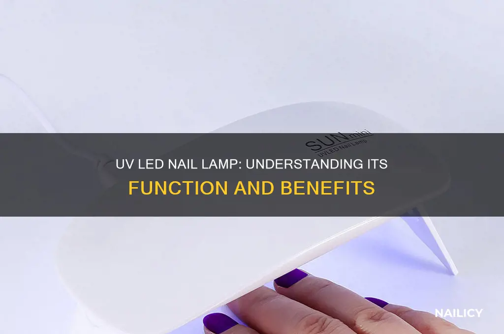 what is a uv led nail lamp