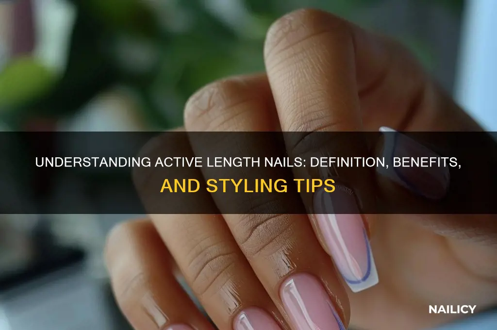what is active length nails