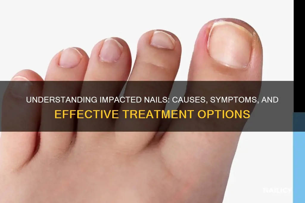 what is an impacted nail