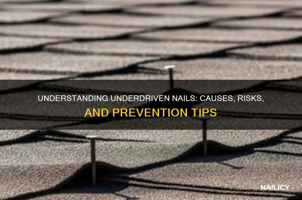 what is an underdriven nail