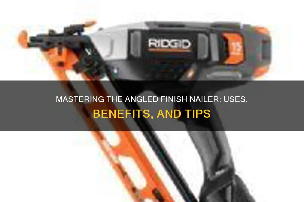what is angled finish nailer