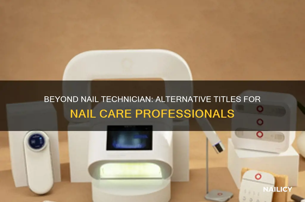 what is another name for nail technician