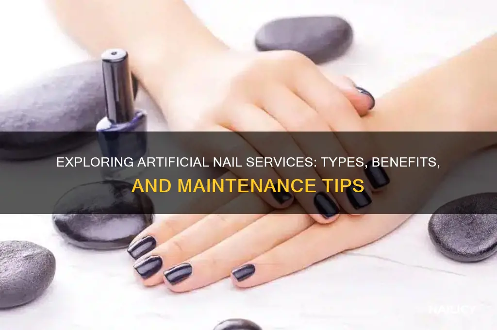 what is artificial nail services