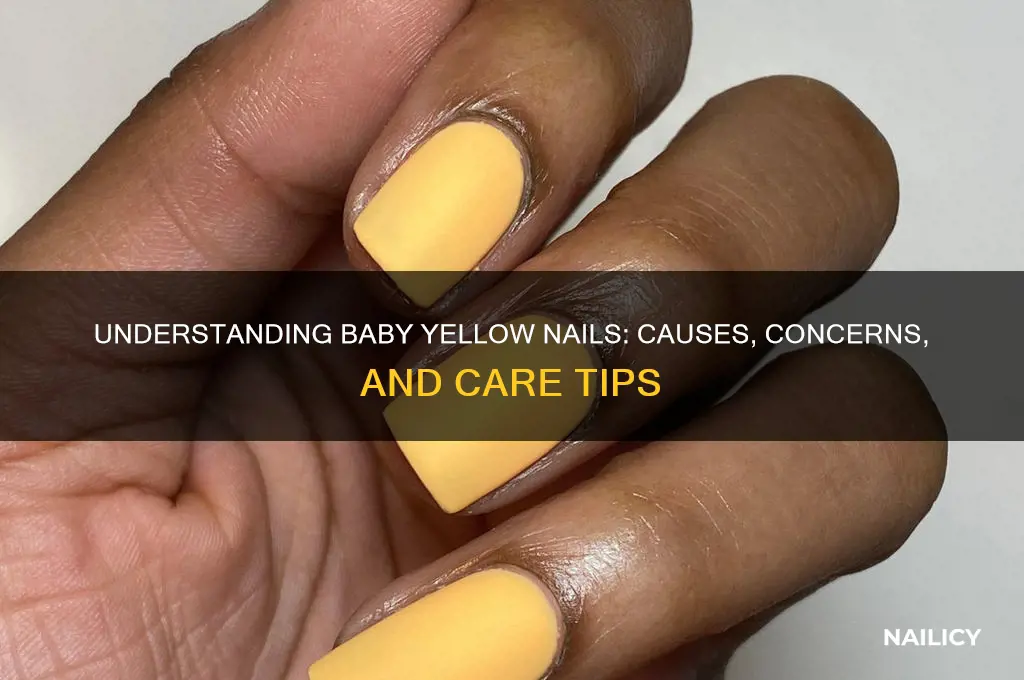 what is baby yellow nails