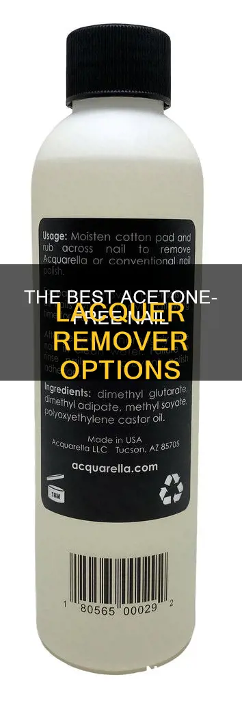 what is best acetone free nail lacquer remover